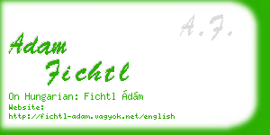 adam fichtl business card