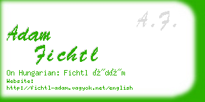 adam fichtl business card